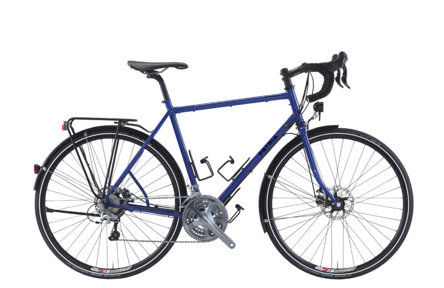 Randonneur 28", Ultegra 30-Gang, Diamant, ultramarinblau, Sonderausstattung: Feingussgabelkopf, Schei- benbremse, Lichtanlage SON, Hinterbauständer