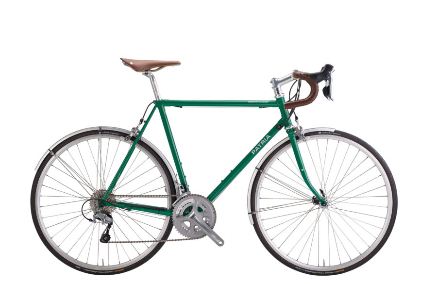 Sporttourer, 105 20-Gang, Diamant, Sonderausstattung: Rahmenfarbe RAL 6029 minzgrün, Sattel Cambium, Lenkerband Brooks